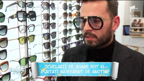 Ochelarii de soare pot fi purtați indiferent de anotimp