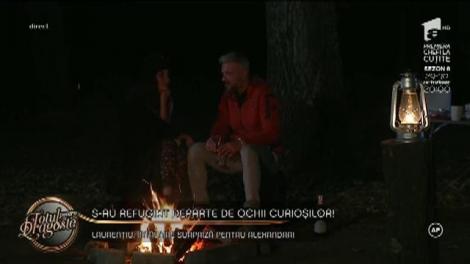 S-au refugiat departe de ochii curioșilor! Laurențiu, întâlnire surpriză pentru Alexandra