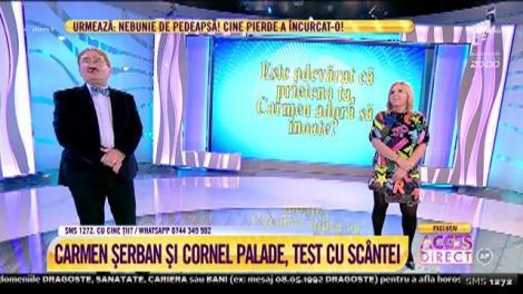Cea mai tare provocare pentru Carmen Șerban și Cornel Palade! Cei doi artiști dau testul prieteniei