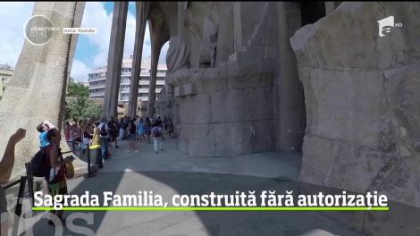 Cel mai cunoscut monument din Barcelona, catedrala Sagrada Familia, neterminată încă, este construită, de mai bine de 130 de ani fără autorizaţie