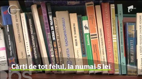 Cărți de tot felul, la numai cinci lei
