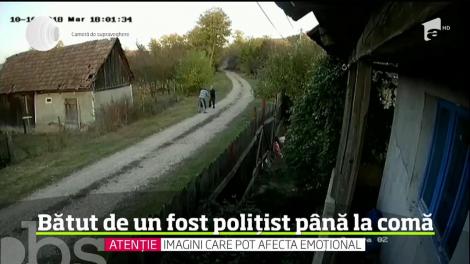 Bărbat din Cluj, bătut de un fost polițist până la comă