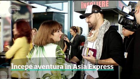 Începe aventura în Asia Express. Nouă perechi de vedete au plecat în India