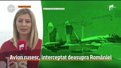 Un avion de luptă rusesc a fost interceptat în apropierea spaţiului aerian românesc