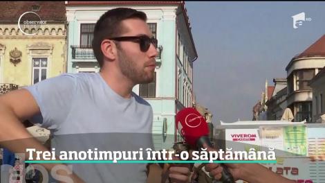 Vremea s-a schimbat brusc. Temperaturile au scăzut deja cu mai bine de 10 grade celsius