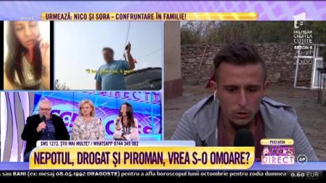 Sfidare supremă a nepotului care și-a bătut bunica: "Nu i-am făcut nimic"