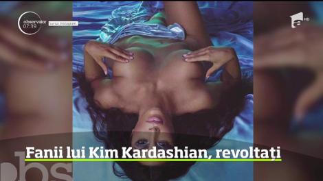 „Minuneeee”. Kim Kardashian plânge cu lacrimi... turcoaz!