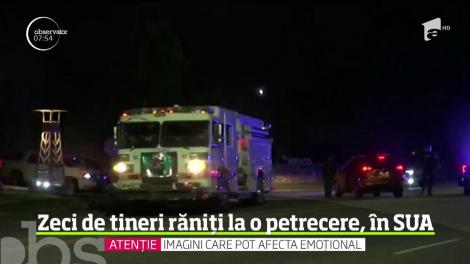 Cel puţin 30 de oameni au fost răniţi la o petrecere studenţească din Statele Unite după ce podeaua s-a prăbuşit chiar sub picioarele lor