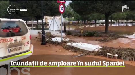 Inundații de amploare în sudul Spaniei