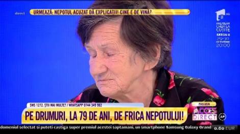 ”Să îți pregătești groapa că te omor!” Bunicuța trăiește un coșmar: bătută şi ameninţată cu moartea de nepotul dependent de droguri