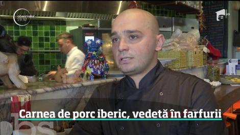 Porcul spaniol e noua delicatesă din restaurantele româneşti. Un kilogram de carne ajunge să coste şi cât o vacanţă de lux