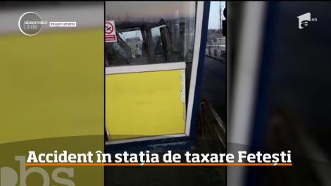 Adio, stație de taxare de la Fetești! A fost distrusă chiar în această dimineață!