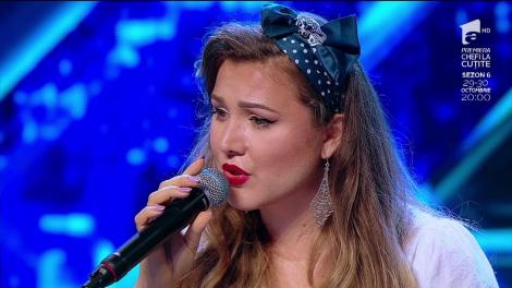 Adele - "Someone like you". Vezi cum cântă Irina Drăgoi, la X Factor!