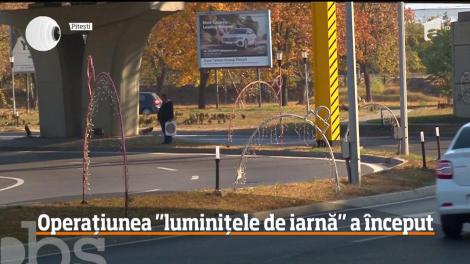 Piteştiul a dat startul operaţiunii "Decoraţiunea de Crăciun"!