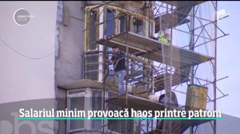 Salariul minim provoacă haos printre patroni