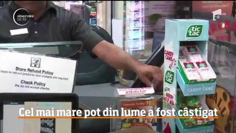 Un jucător din Carolina de Sud, câştigătorul potului de 1,6 miliarde de dolari oferit de loteria Mega Millions