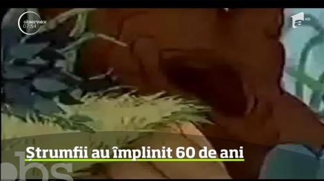 "Ştrumfii" au împlinit 60 de ani. Aniversarea unora dintre cei mai îndrăgiţi eroi ai copilăriei a fost celebrată cu fast în Belgia