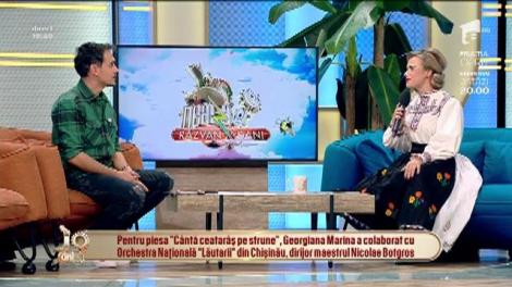 Georgiana Marina cântă, la Neatza, melodia "Cântă ceteraș pe strune"