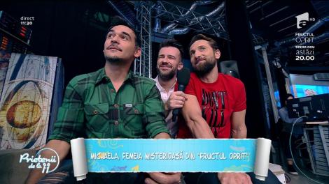 Se leagă ceva? Dani Oțil, întrebare în direct pentru Michaela Prosan, la „Prietenii de la 11”: „De câte ori te... speli pe cap?”