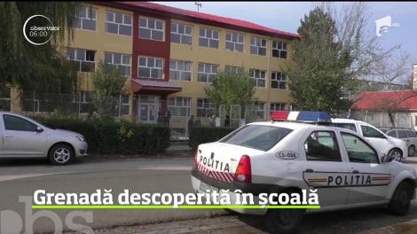 A fost alertă la o şcoală din Bocşa, judeţul Caraş Severin, după ce o grenadă a fost semnalată în apropierea unităţii de învăţământ