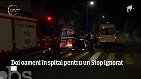 Ignorarea regulilor de circulaţie a băgat doi oameni în spital în Mehedinţi