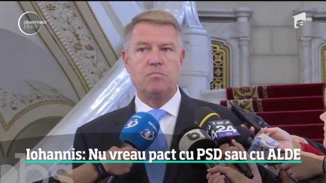 PSD şi ALDE au mers separat la consultările cu Klaus Iohannis, președintele României