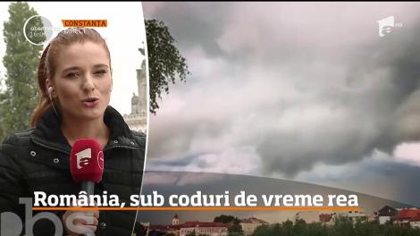 Meteorologii emit coduri după coduri, iar mai multe judeţe se confruntă deja cu vântul din ce în ce mai puternic