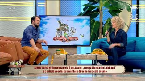 Alexia Țalavutis cântă, la Neatza, melodia "Lumea Mea"