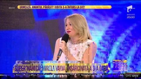 Super mămică! Mirela Vaida este însărcinată pentru a treia oară: "Pe băiețel cred că o să îl cheme Tudor Ștefan"