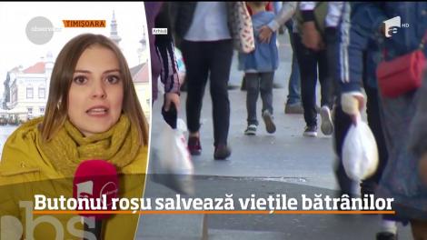 Bătrânii din Timişoara, care au probleme de sănătate, au la dispoziţie un buton special, prin care pot solicita ajutor