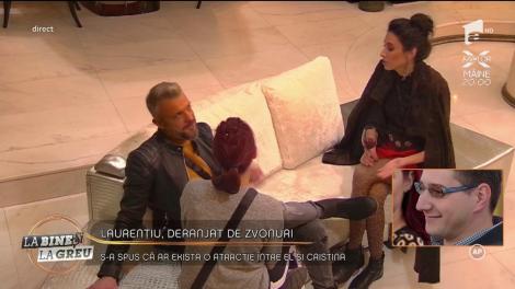 Burlacul Laurențiu Matei este deranjat de zvonuri: "De unde și până unde există o atracție între mine și Cristina?"