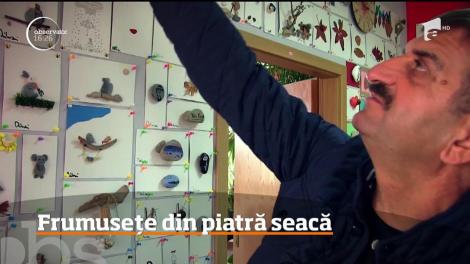 Un om de afaceri din Oradea colecţionează pietre din toate colţurile lumii şi le transformă în adevărate opere de artă