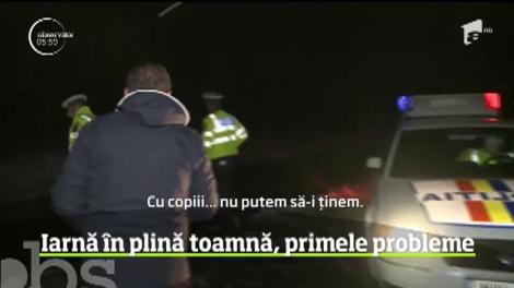 E iarnă în toată regula în mai multe zone din ţară, deşi abia am trecut de jumătatea toamnei! Iar vremea extremă a făcut deja prăpăd