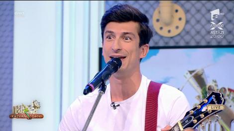 Alex Ștefănescu c&acirc;ntă live, la Neatza, piesa &bdquo;Animal Urban&rdquo;