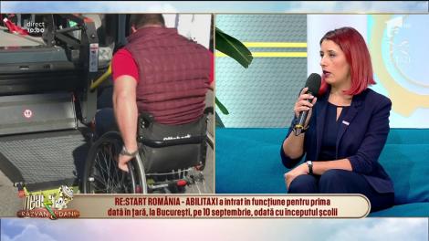 RE:START ROMÂNIA - ABILITAXI, serviciul de transport gratuit adaptat pentru persoanele cu dizabilități, este acum și în București