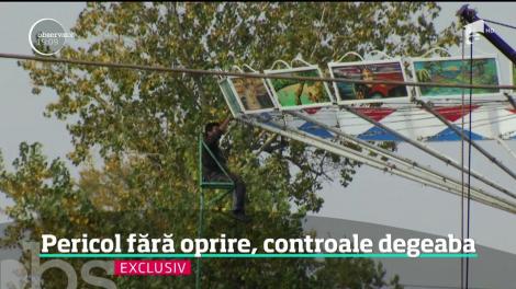 Pericol fără oprire în parcul de distracţii din Giurgiu