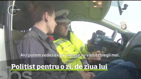 Un puşti de 14 ani a ţinut pistolul radar asupra şoferilor pe DN85. Cum s-a ajuns în această situație
