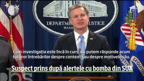 Suspect prins după alertele cu bombă din Statele Unite