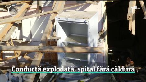 O explozie puternică a lăsat fără gaze un spital şi două localităţi din Călăraşi. 80 de pacienţi sunt în pericol!