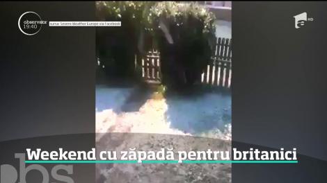 În Marea Britanie a venit iarna. Un val de aer polar a adus zăpadă şi temperaturi sub zero grade