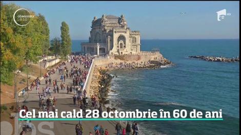 Cea mai lungă duminică a anului,cea mai caldă zi de 28 octombrie din ultimii 60 de ani