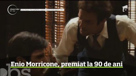 Compozitorul Ennio Morricone, premiat la aproape 90 de ani