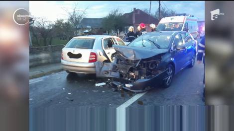 Șoferul a adormit, șapte persoane în spital