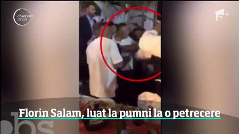 Florin Salam bătut în timp ce cânta la o petrecere, în Italia. Un invitat l-a lovit din senin cu pumnul în faţă
