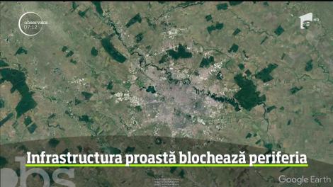 Infrastructura proastă blochează periferia Capitalei