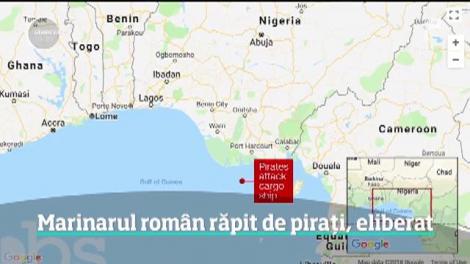 Marinarul român răpit acum o lună de piraţii din Nigeria a fost eliberat