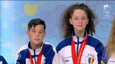 Record românesc la Campionatele europene de Karate! 100 de copii au câştigat 147 de medalii!