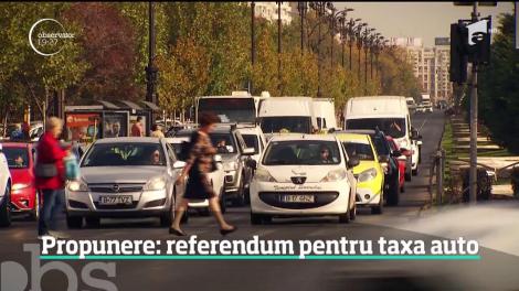 Românii ar putea avea un referendum pentru introducerea unei taxe de poluare auto în centrul Capitalei