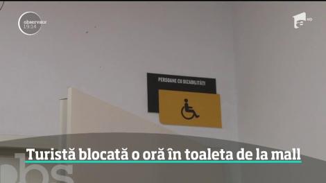 O turistă din America a constatat pe propria piele că România e ţara tuturor posibilităţilor. Femeia a rămas blocată timp de aproape o oră în toaleta unui mall în Ploieşti