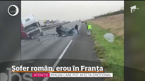 Șofer român, erou în Franța